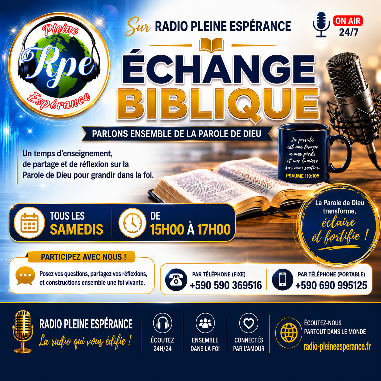 Émission Échange Biblique — La famille de David